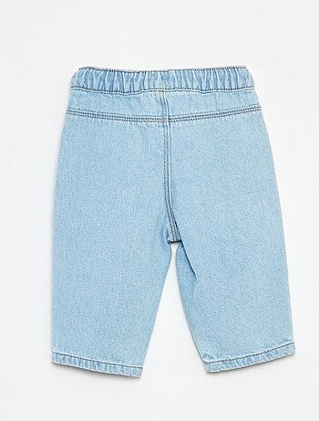 Pantalón vaquero con cintura elástica