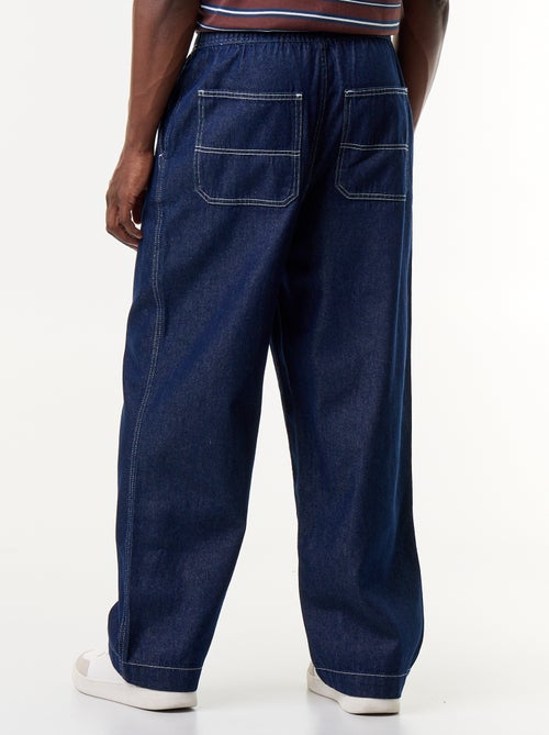 Pantalón vaquero con cintura elástica - Kiabi