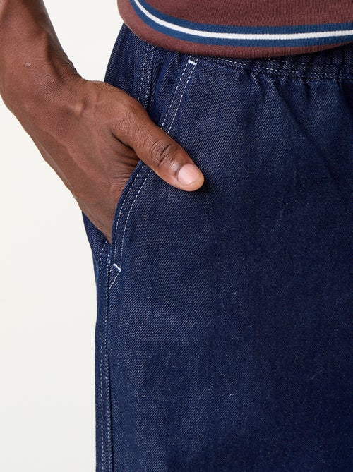 Pantalón vaquero con cintura elástica - Kiabi