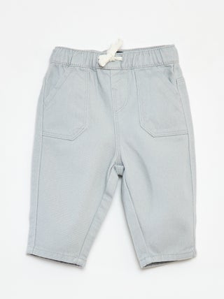 Pantalón vaquero con cintura elástica