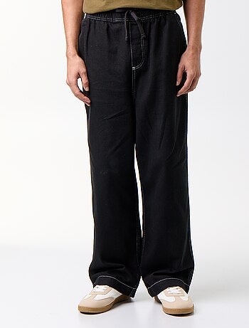 Pantalón vaquero con cintura elástica