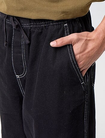 Pantalón vaquero con cintura elástica