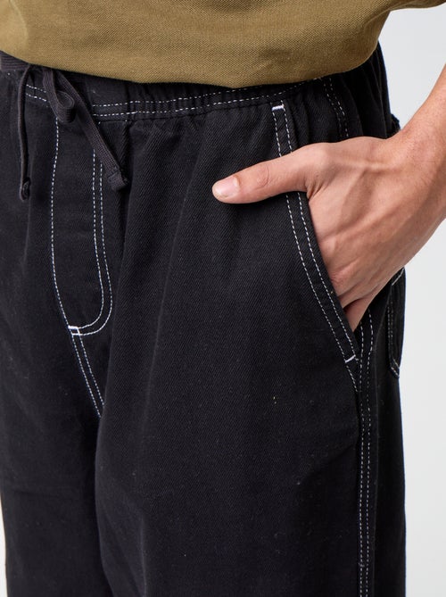 Pantalón vaquero con cintura elástica - Kiabi