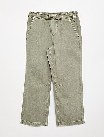 Pantalón vaquero con cintura elástica