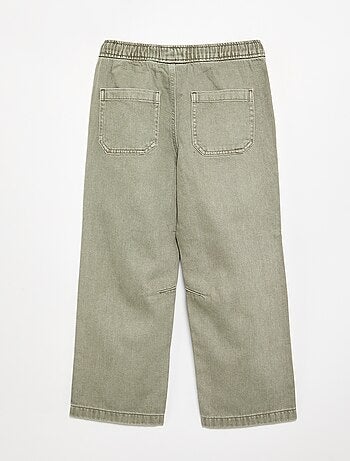 Pantalón vaquero con cintura elástica