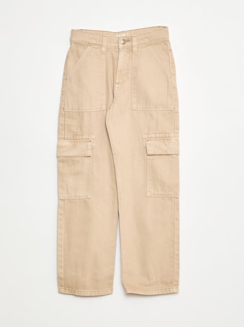 Pantalón vaquero con múltiples bolsillos - Kiabi