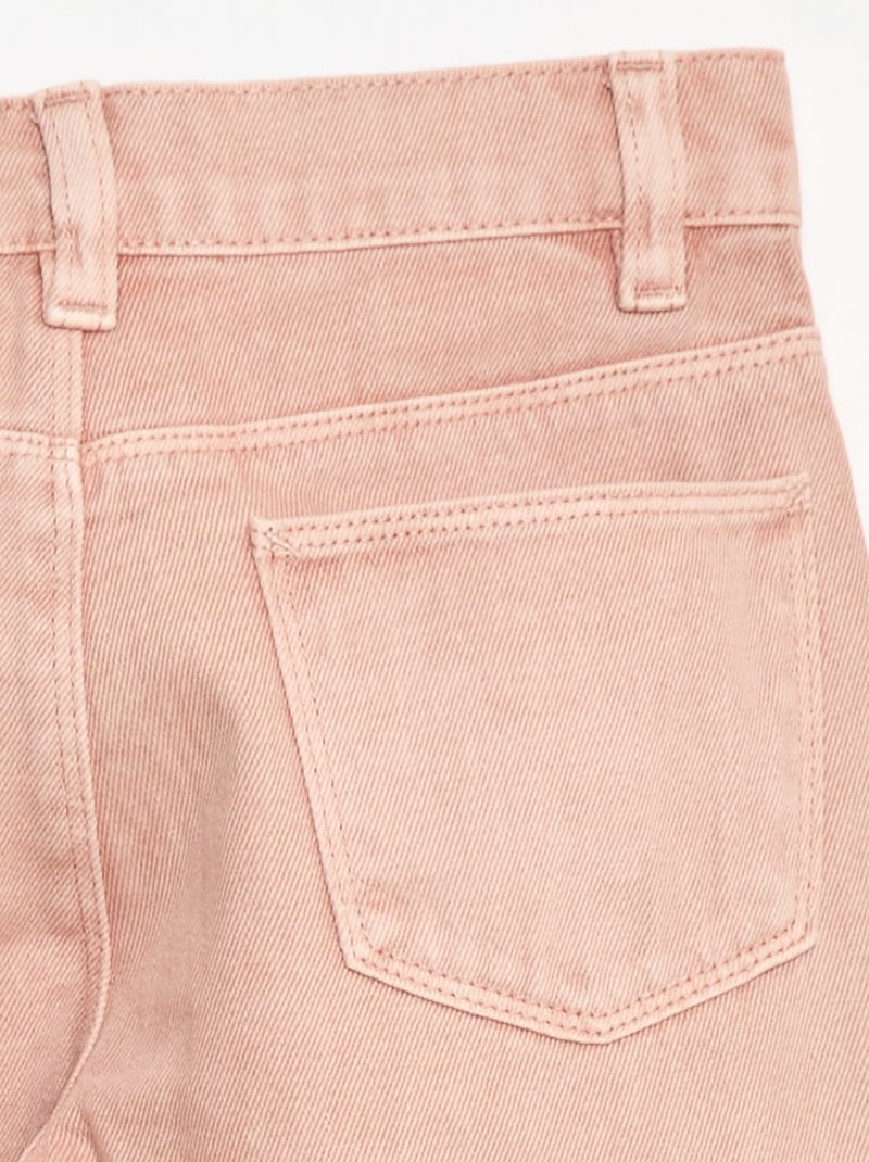 Pantalón vaquero con múltiples bolsillos Rosa - Kiabi