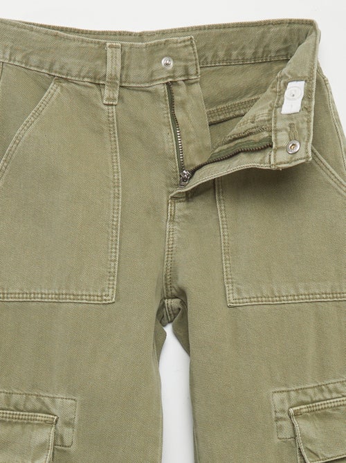 Pantalón vaquero con múltiples bolsillos - Kiabi