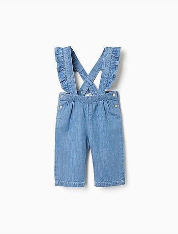 Pantalón vaquero con tirantes desmontables