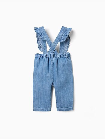 Pantalón vaquero con tirantes desmontables