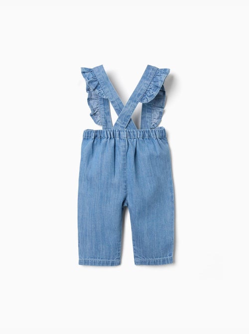 Pantalón vaquero con tirantes desmontables - Kiabi