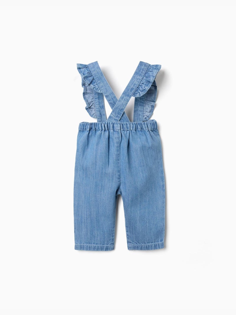 Pantalón vaquero con tirantes desmontables Azul Azul - Kiabi