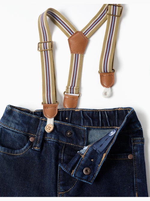 Pantalón vaquero con tirantes desmontables - Kiabi Pantalón vaquero con tirantes desmontables - Kiabi