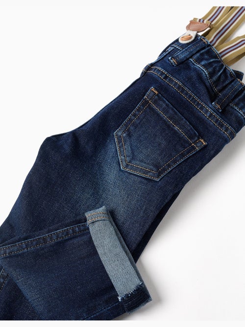 Pantalón vaquero con tirantes desmontables - Kiabi Pantalón vaquero con tirantes desmontables - Kiabi