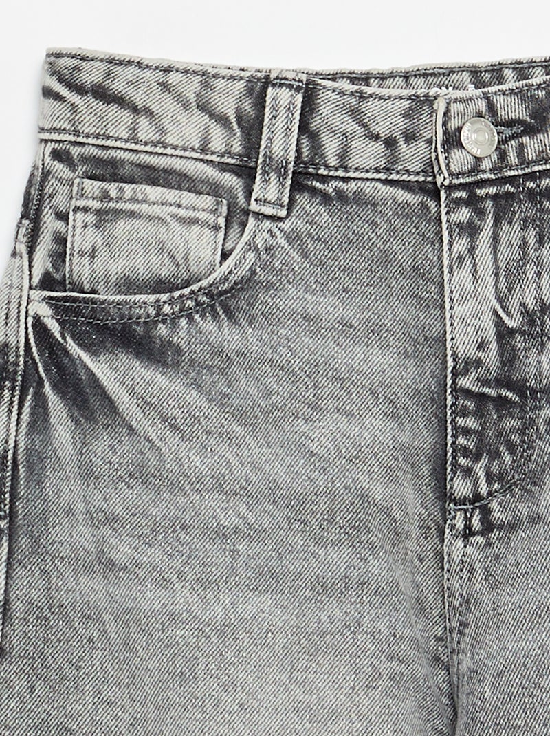 Pantalón vaquero corte baggy Gris - Kiabi