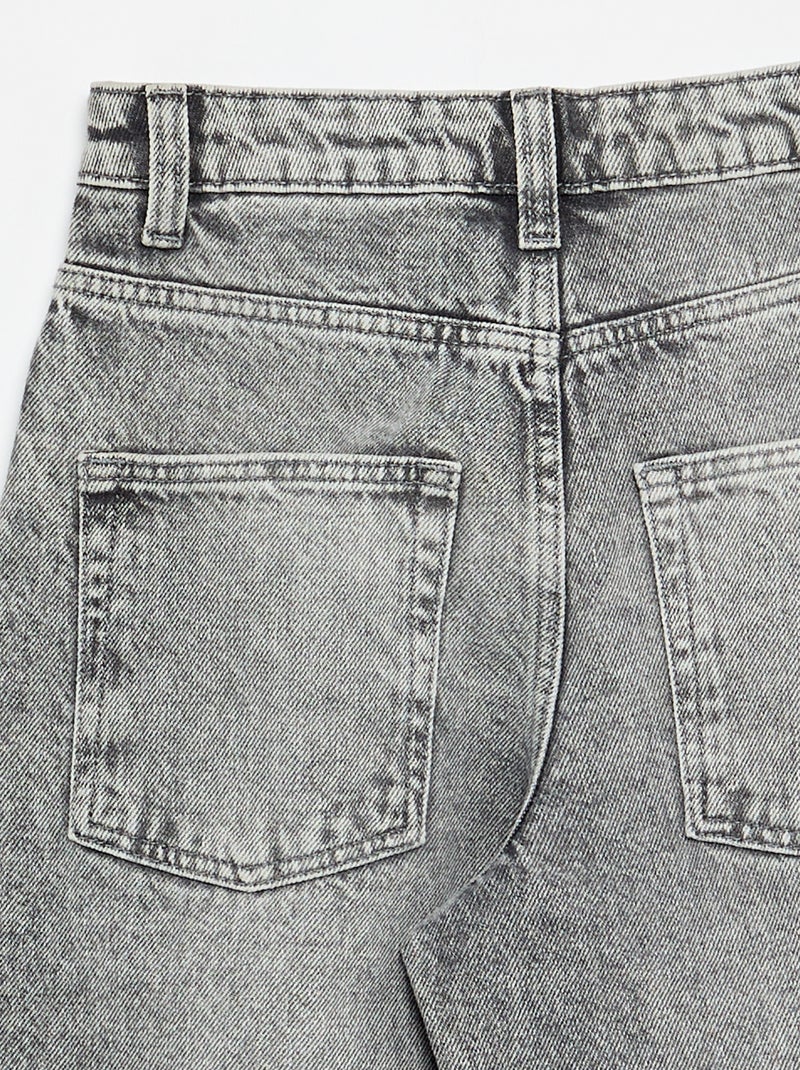 Pantalón vaquero corte baggy Gris - Kiabi