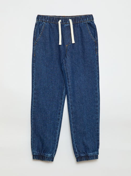 Pantalón vaquero corte jogger - Kiabi