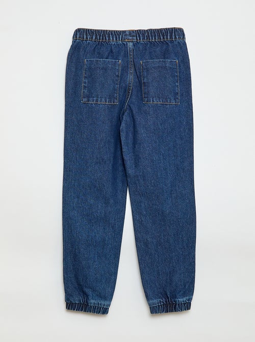 Pantalón vaquero corte jogger - Kiabi