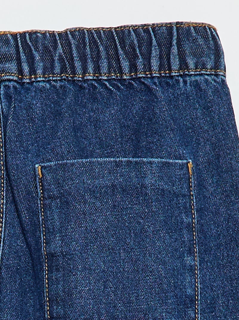 Pantalón vaquero corte jogger Azul - Kiabi