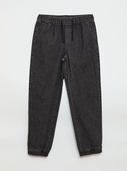 Pantalón vaquero corte jogger - Kiabi