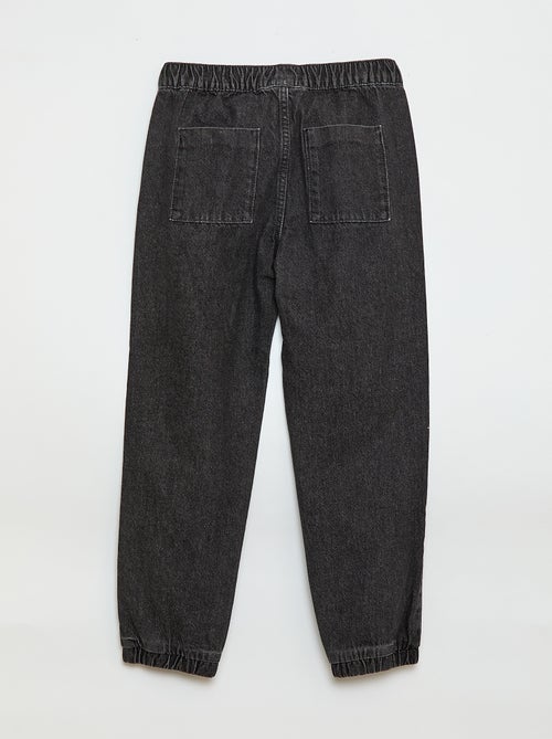 Pantalón vaquero corte jogger - Kiabi