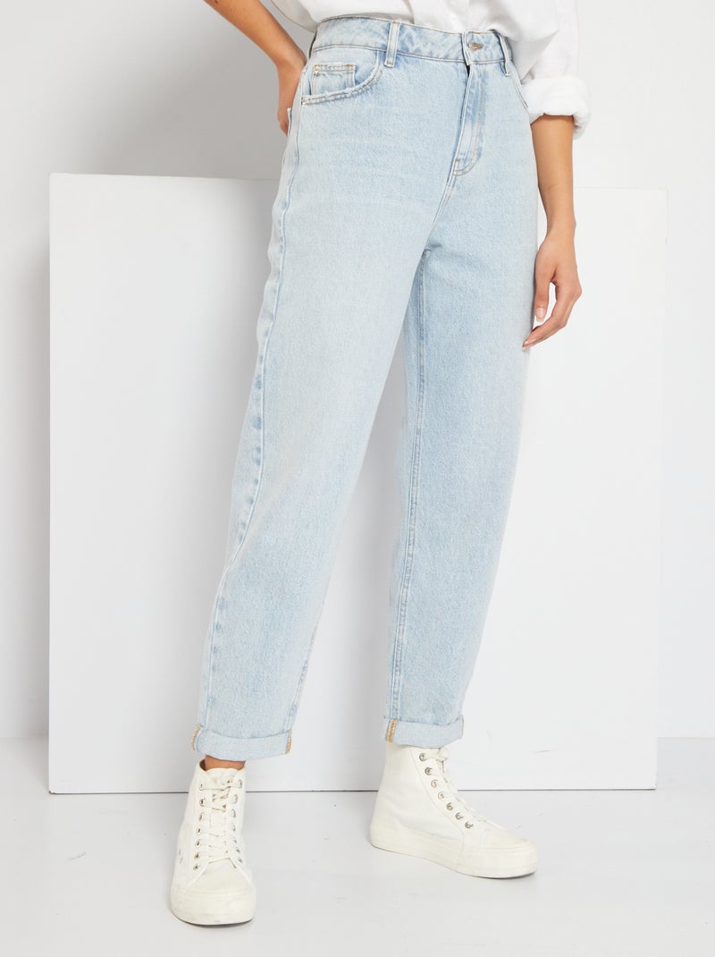 Pantalón vaquero corte slouchy Azul - Kiabi