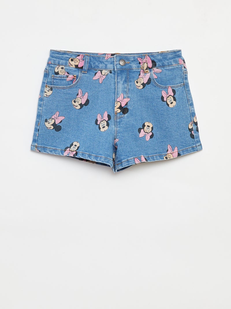 Pantalón vaquero corto 'Disney' Azul - Kiabi