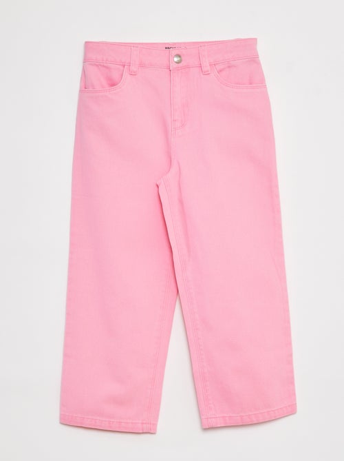 Pantalón vaquero cropped - Kiabi