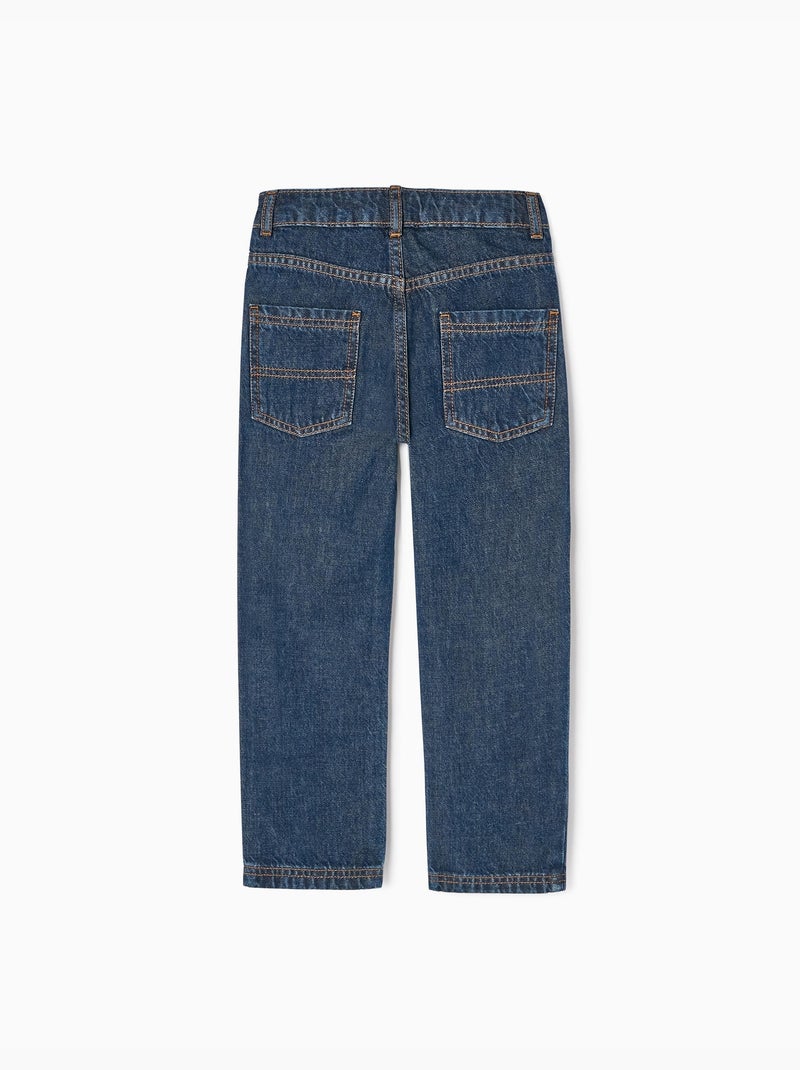 Pantalón vaquero de algodón Azul Azul - Kiabi