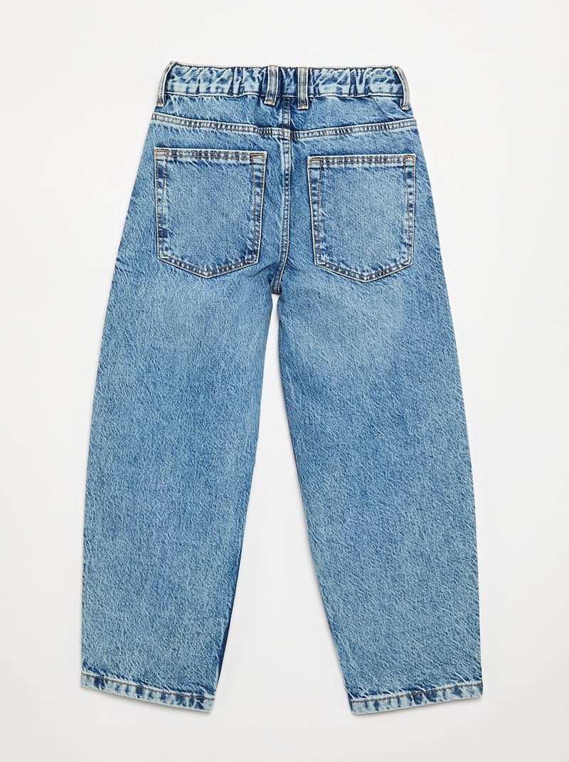 Pantalón vaquero de corte ancho Azul - Kiabi