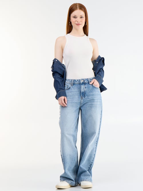 Pantalón vaquero de corte baggy - Kiabi