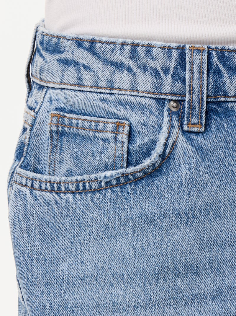 Pantalón vaquero de corte baggy Azul - Kiabi