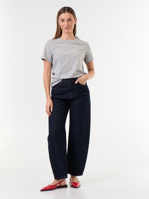 Pantalón vaquero de corte barrel ancho - Kiabi Pantalón vaquero de corte barrel ancho - Kiabi