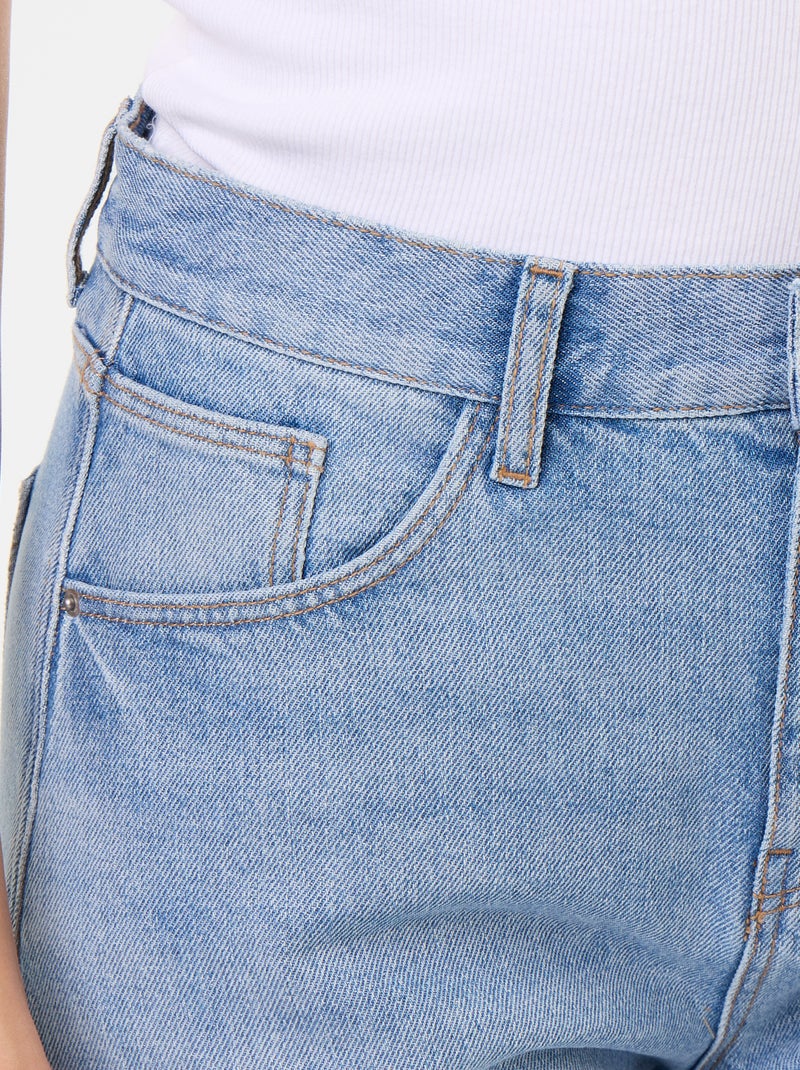 Pantalón vaquero de corte barrel ancho Azul - Kiabi