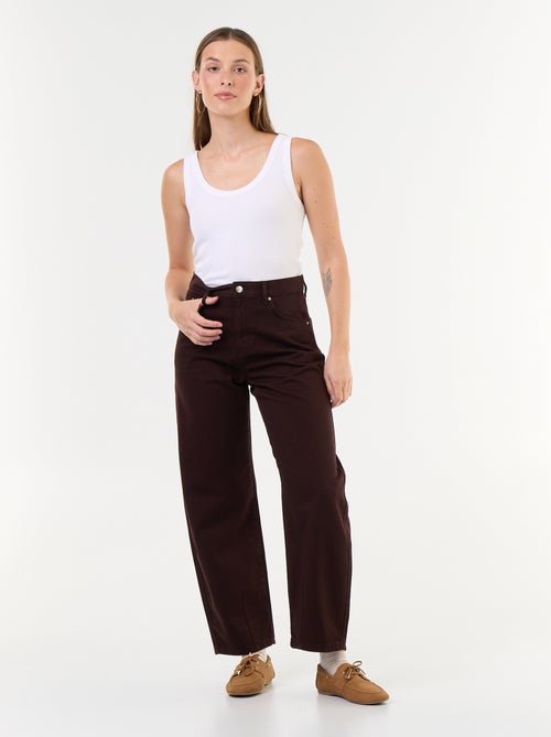 Pantalón vaquero de corte barrel ancho - Kiabi Pantalón vaquero de corte barrel ancho - Kiabi