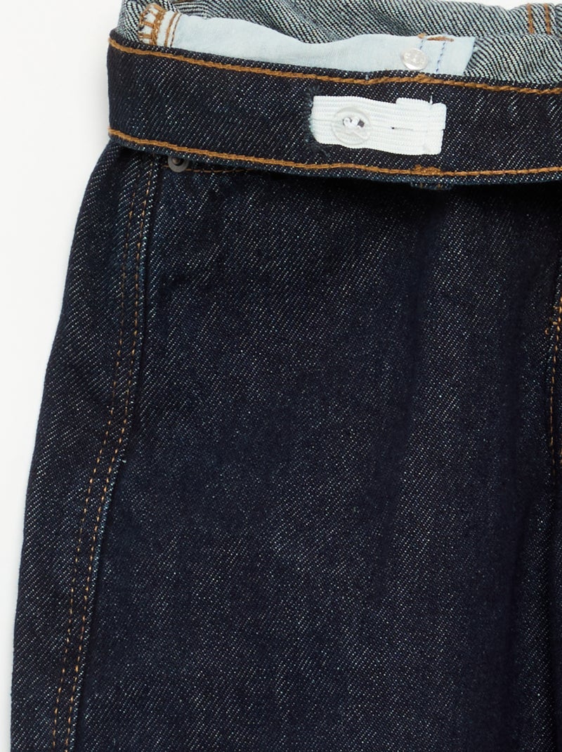 Pantalón vaquero de corte barrel Azul - Kiabi