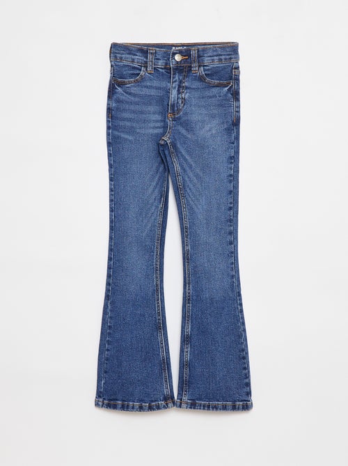 Pantalón vaquero de corte flare - Corte más cómodo - Kiabi