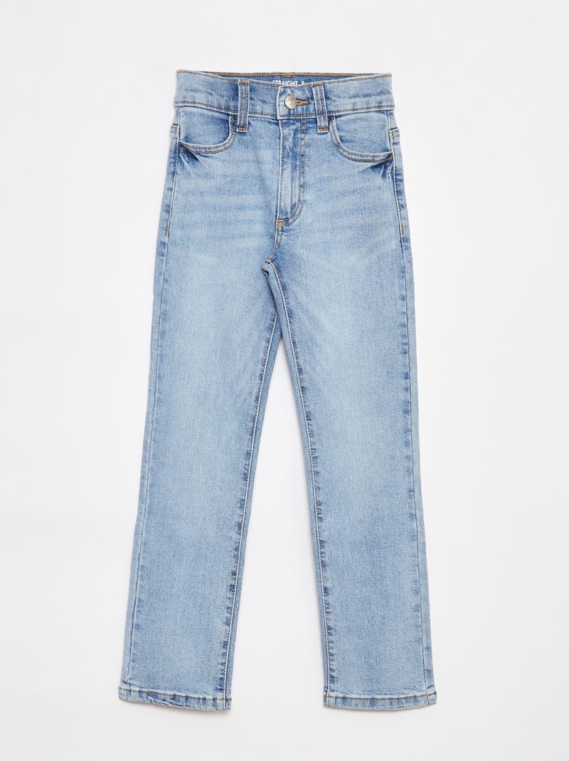 Pantalón vaquero de corte recto - Corte + ajustado Azul - Kiabi