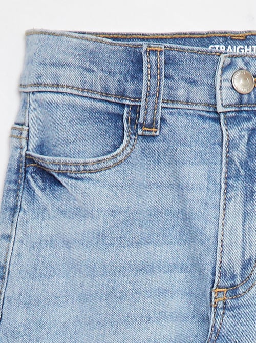 Pantalón vaquero de corte recto - Corte + ajustado - Kiabi