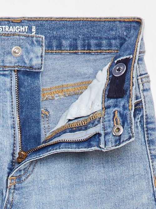 Pantalón vaquero de corte recto - Corte + ajustado - Kiabi