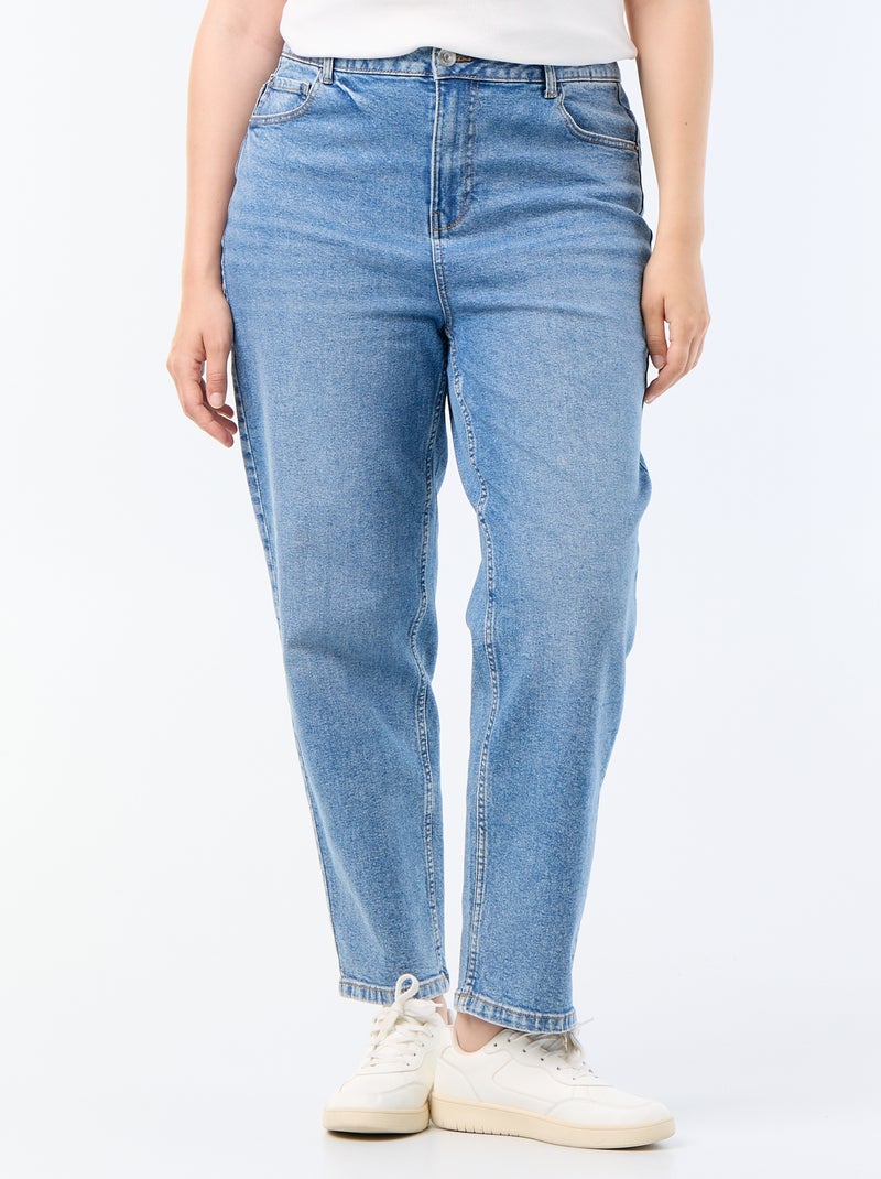 Pantalón vaquero de corte recto Azul - Kiabi