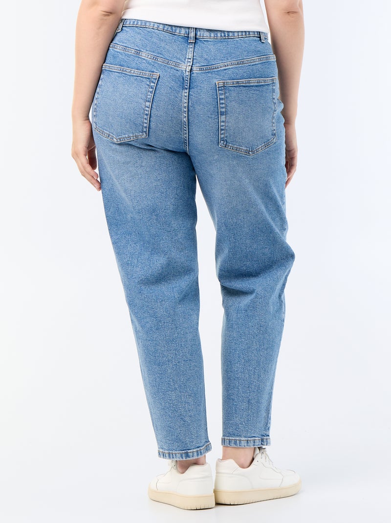 Pantalón vaquero de corte recto Azul - Kiabi