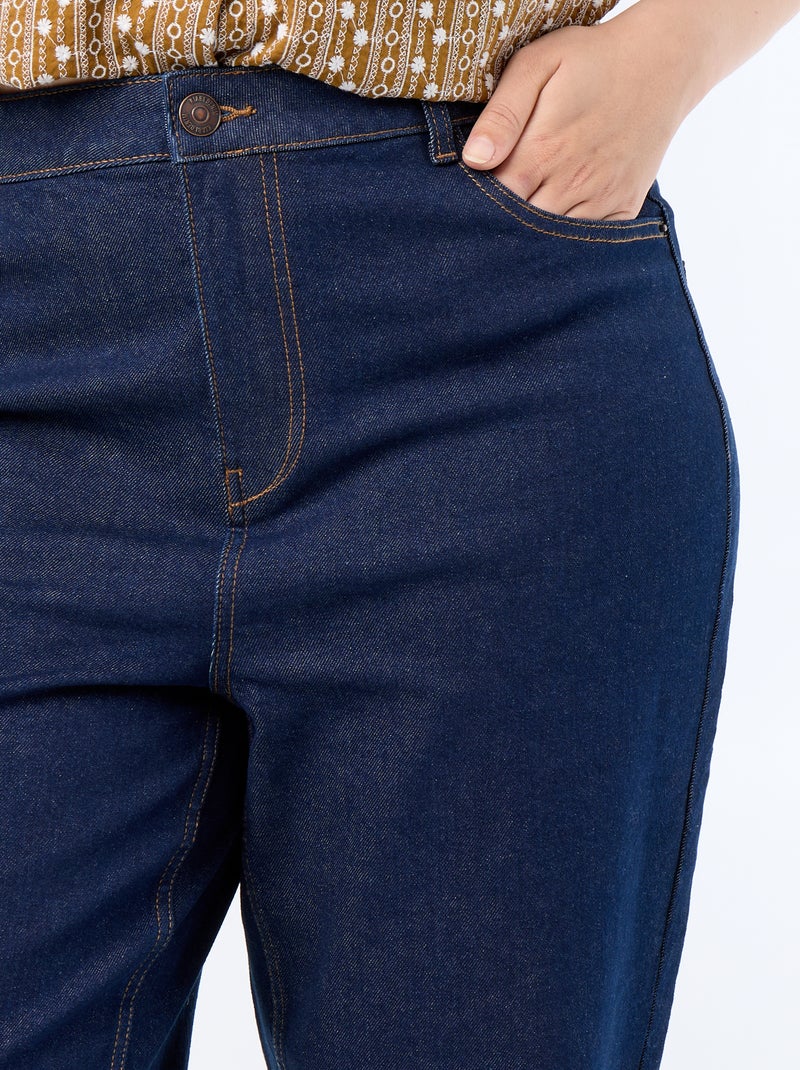 Pantalón vaquero de corte recto Azul - Kiabi