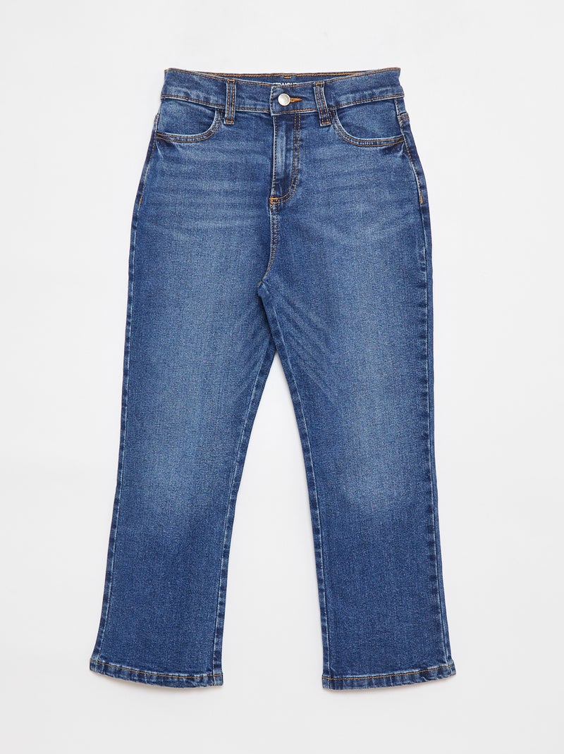 Pantalón vaquero de corte recto Corte más cómodo Azul - Kiabi