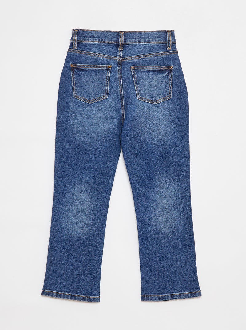 Pantalón vaquero de corte recto Corte más cómodo Azul - Kiabi