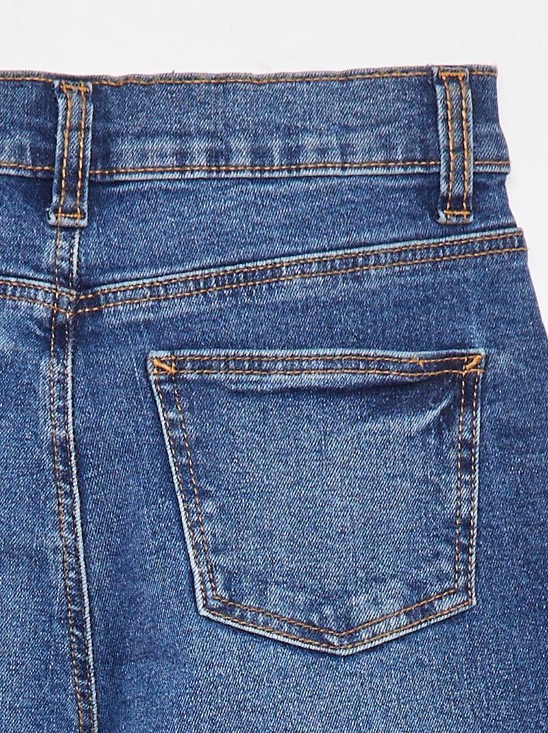 Pantalón vaquero de corte recto Corte más cómodo Azul - Kiabi