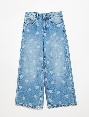 Pantalón vaquero de lunares