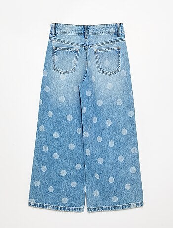 Pantalón vaquero de lunares