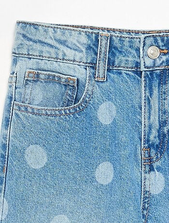 Pantalón vaquero de lunares