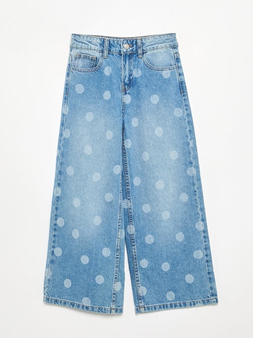 Pantalón vaquero de lunares - Kiabi Pantalón vaquero de lunares - Kiabi